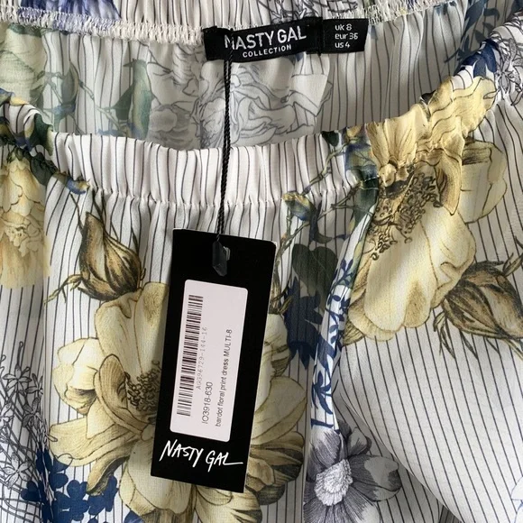 Nasty Gal | Bardot Floral Blouse - Picture 5 of 6